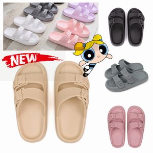Wysokiej jakości nowe platformy Kapcie męskie sandały damskie skóra wygodne płaskie buty na zewnątrz czarne różowe kapcie plażowe