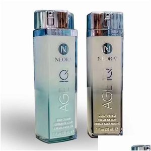 在庫のメイクアップツール新しいNeora Age IQ Nerium Ad Night CreamとDay 30ml Skin Care Sealed Box Drop Delivery Health Beauty OTFC2
