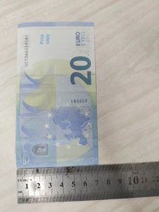 Kopiera pengar Faktiska 1: 2 Size Creative Simulation Euro Prop Valuta Tetql