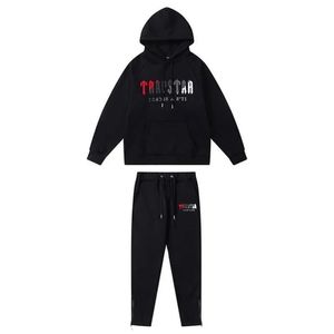 2024SS Herrspårsfall Casual Högkvalitativ broderad män Kvinnor Hoodie Trapstar London Shooters Hooded Tracksuit Designer Sportkläder Pullovers Tiger Hoodie E6