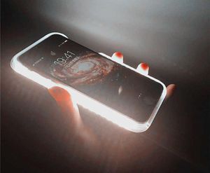 Selfie Light Telefon dla iPhone 12 Pro 13 Pro Max Xs Max 11 z światłami Flash luksus dla iPhone'a 7 8 11 Cover8706841