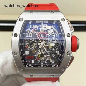 RM Wrist Watch Richardmillle Wristwatch RM011-FM Automatic Mechanical Watch Series Rm011 Platinum Chronological Fashion Casual Limited Edition Sport