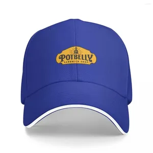 Ball Caps Potbelly Sandwich Shop Logo Baseball Cap Sun Hat Man Male Women'S Hats Men'S