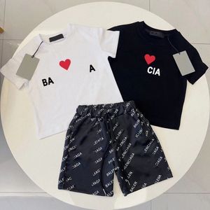 Designer Kids Sets summer T-Shirt shorts Children baby Boys Girls Clothing Cotton Long Sleeve Clothes Tracksuit Pants 2 Pcs/Suit 89AD#