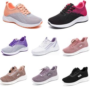 2024 весенняя женская обувь для бега, кроссовки на плоской подошве, прочные, черные, белые, фиолетовые, удобные, большие размеры 36-41 GAI TR