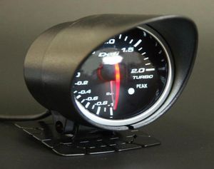 60mm 25 tum defi BF Style Racing Gauge Car Turbo Boost Gauge With Red White Light Sensor5255550