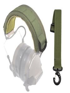 Utomhusprylar Infällbara Molle Earphone -täckning Längd Taktiskt huvudkläder HEADSET JUSTABLE MILITÄRA JAKTITER8035507