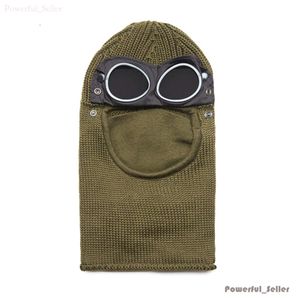 Cp Hat Designer Two Lens Glasses Goggles Beanies Men Cp Knitted Hats Skull Caps Outdoor Women Cp Comapny Hat Inevitable Beanie Black Grey Bonnet 4230