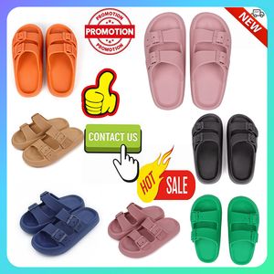 Free shipping Designer Casual Slides Slippers Men Woman anti slip wear-resistant leather super soft soles sandals Flat Beach shoes