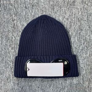 Designerski hat hat soczewki okulary gogle czapki mężczyźni cp dzianinowe czapki czapki czaszki na zewnątrz kobiety nieuchronne zimowe czapkę czarne szare maski 6652