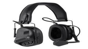 Taktiskt headsetjakt Airsoft hörlurar CS -skjuthuvudset Ear Protection Earphones Without Sound Pick Up Buller Reduction FU6499409