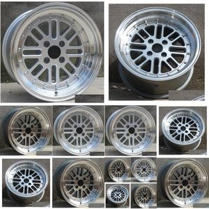 Araba Jantlar Performans Geniş Dudak 15 inç 15x8.0 4x100 Alaşım Tekerlek Mazda MX-5 Damla Teslimat Otomobilleri Motosikletler Otomobil Parçaları Whe DHUCF