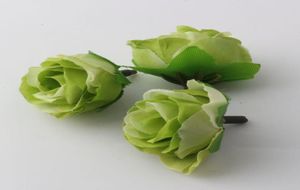 400pcs Artificial flowers Green Tea Rose Flower Head Artificial Flower Wedding Decorating Flowers 3MM1111480