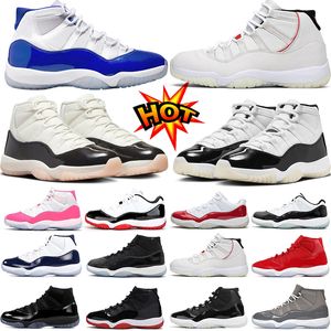 Jumpman 11s Basketbol Ayakkabıları 11 Gym Red Chicago Gece Yarısı Donanma Balo Gece Erkek Kadınlar Uzay Jam Concord Gamma Mavi Black Beyaz Spor Spor ayakkabıları