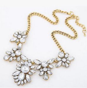 10pcslot New Arrival Boutique metal Rhinestone Necklace big girls jewelry wonmens Bubblegum Necklace 39197865145