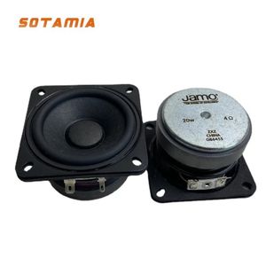 Динамики SOTAMIA, 2 шт., 3-дюймовый полнодиапазонный аудиодинамик, 4 Ом, 20 Вт, HIFI Fever, большой громкоговоритель со звуковой катушкой, домашняя музыка, Bluetooth-динамик