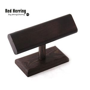 Display Free Shipping DIY Wood Display Flat TBAR Watch/Bracelet Jewelry Display Stand Holder in round