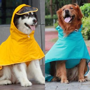 Dog Apparel Premium PU Outdoor Pet Clothing For Golden Hair Labrador - Stay Dry And Stylish With This Raincoat