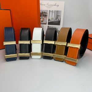 designer belt Fashion mens belt luxury belts for man gold silver buckle cintura belts for women designer cinture width 4.0cm striped with box gift high quality