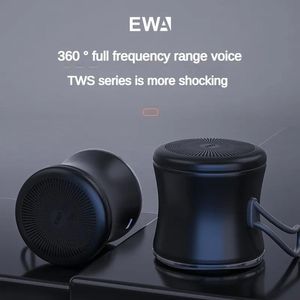 スピーカーEWA A119 BluetoothスピーカーウルトラミニポータブルIPX7防水性スモールスチールガンマカロンBluetoothオーディオ電話コンピュータースピーカー