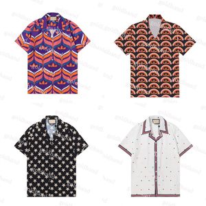 New Hawaii Floral Shirt Designer Mens Button Shirts Tees Fashion Summer Beach Shirts Tops
