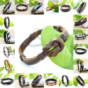 Braccialetti 350 pz/lotto Braccialetti con ciondoli fatti a mano per le donne Bracciale avvolgente tribale etnico Bracciale Femme Bracciale maschile Bracciale da uomo