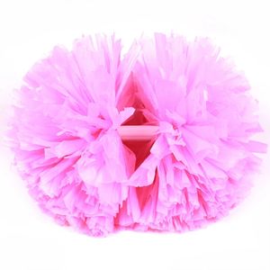 Cheerleading pom poms mão flores cheerleader pompons para esportes cheers bola dança fantasia vestido noite festa 240118