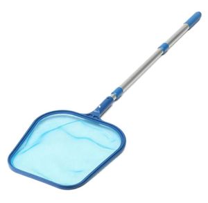 Skimmer a rete con rastrello per foglie per piscina con asta regolabile da 4 piedi5930088