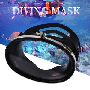 Dykmasker dykmask anti-dimma härdade glas snorkelmasker för män och kvinnor dykglasögon för säker snorkling dykning simningl240122
