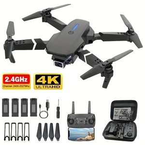 1pc Professional Drone With 4K HD Camera WiFi FPV Foldable Quadcopter With 4 Batteries Suitable For Adults, Beginners