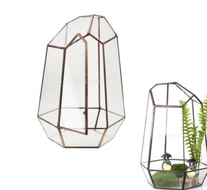 19 cm höjd oregelbunden glas geometrisk terrarium box bordsskiva saftiga växtplanter blomma mossa potten potten y2007093114492