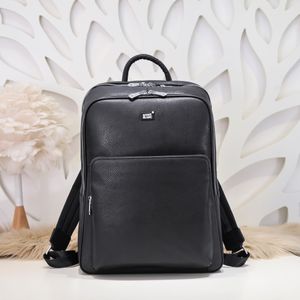 mochila de nível superior 10A Mont blanc maleta masculina cheia de couro caixa maleta palito de couro designer bolsa bolsa de luxo saco de imprensa 41.30.13cm
