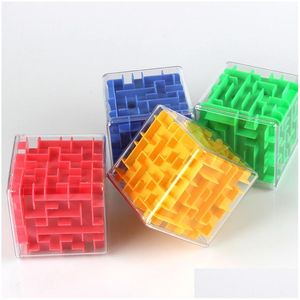 Other Toys Puzzle And Early Education Transparent 3D Walking Beads Maze Marble Intelligence Decompression Rubix Cube For Adt Mirror Qu Otged