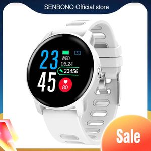 Uhren SENBONO S08 Männer Sport Pedometer Smart Uhr IP68 Wasserdichte Fitness Tracker Heart Rate Monitor Frauen Uhr Smartwatch