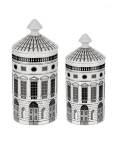 Neuschwanstein Castle Candle Holder Candles Jar Retro Storage Bin Ceramic Caft Home Decoration Jewerlly Storage Box17233798