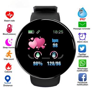 Watches Z40 Dropshipping D18 Smart Watch Men Women Blood Pressure Smartwatch Sports Tracker Pedometer SmartWatch For Android IOS A2