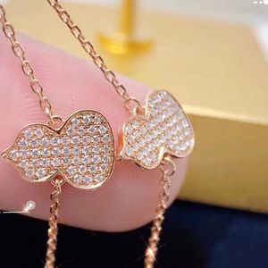 Versione Seiko placcatura in oro rosa 24 carati con diamanti, zucca, braccialetto leggero, vento di lusso, non sbiadisce, braccialetto per amanti, stile femminile