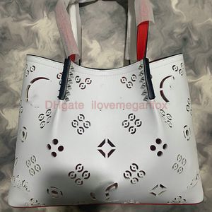 Classics Designer Tote Bag handbags Black Stone Pattern Shopping Bag Handbag Leather Fashion Letter Printing Brands Bottoms Bag red bottoms bag