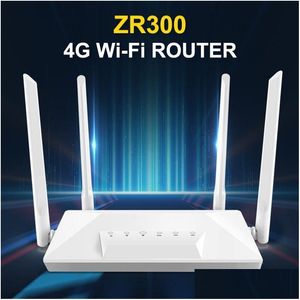 Yönlendiriciler Dbit WiFi Yönlendirici Modem 4G SIM KART LTE 4X5DBI Yüksek Hızlı Anten Kararlı Sinyal Desteği 30 Cihaz Paylaş Trafik Damlası Teslimat DHJ5E