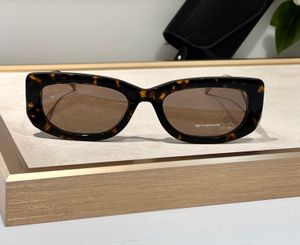 14 Jahre Sonnenbrille Havana Brown Lens Damen Luxus Sonnenbrille Mode Sommer Sonnenbrillen Sonnenbrille UV-Schutz Brillen mit Box