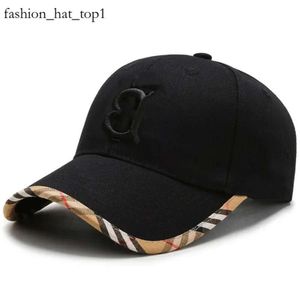 Chapéu Burbery Bonés Novos Chapéus de Beisebol de Verão para Mulheres Homens Chapéu Língua de Pato Chapéu Xadrez Bola Gorro Gorro Casquette Chapéu Balde Luxo Branco Fox Sun para Gorro 918