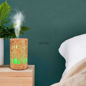 Humidifiers Aroma Diffuser 200ml Mini Desktop Humidifier Purifier Mute Aroma Diffuser for Home Office Use 100-240V Ultrasonic YQ240122