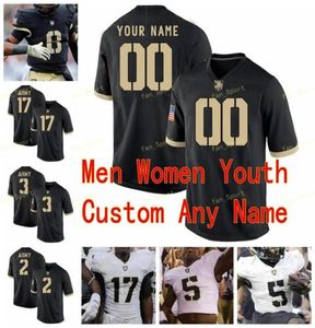 College Jerseys Exército Cavaleiros Negros 3 Sandon McCoy 32 Artice Hobbs IV 33 Darnell Woolfolk 35 Doc Blanchard Futebol Personalizado Stitched3367503