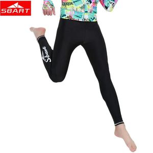 Sbart Mem/Damen Rashguard-Hose Lycra Quick Dry UPF 50+ Yoga Enge Hose Männer Frauen Schwimmen Surfen Tauchen Fiess Leggings Capris