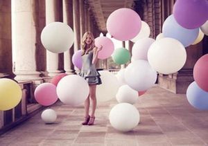 50 Teile/los Bunte Große Ballons Valentinstag Romantische Ballons Hochzeit Party Bar Dekoration Po Pografie Kinder Gif6601393