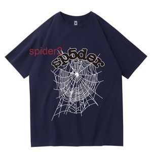 新しい555555 Tシャツ男女性品質ファッショントップティーピンクスパイダーレタープリントカジュアルクライミングミドル学生