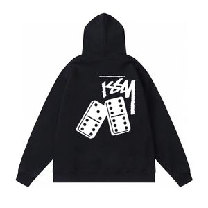 Stusssy Hoodie Haikyuu Дизайнерская капюшон мужчина толстовинки. Пуловая модная бренда мод