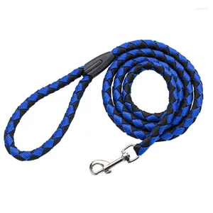 Collari per cani Guinzaglio in nylon intrecciato Forte e durevole Camminata Corsa Addestramento Cinturino riflettente universale Forniture per animali domestici anti-smarrimento