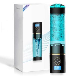 Sex Toys Massager Toy for Men Penis Extender Water Bath Electric Pump Vacuum Enlargement Enhancer Delay Training with Spa Suck