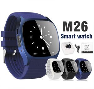 M26 Akıllı Swatches Bluetooth Smart Watch Android cep telefonu LED ekranlı müzik çalar pedometresi perakende packa6272049